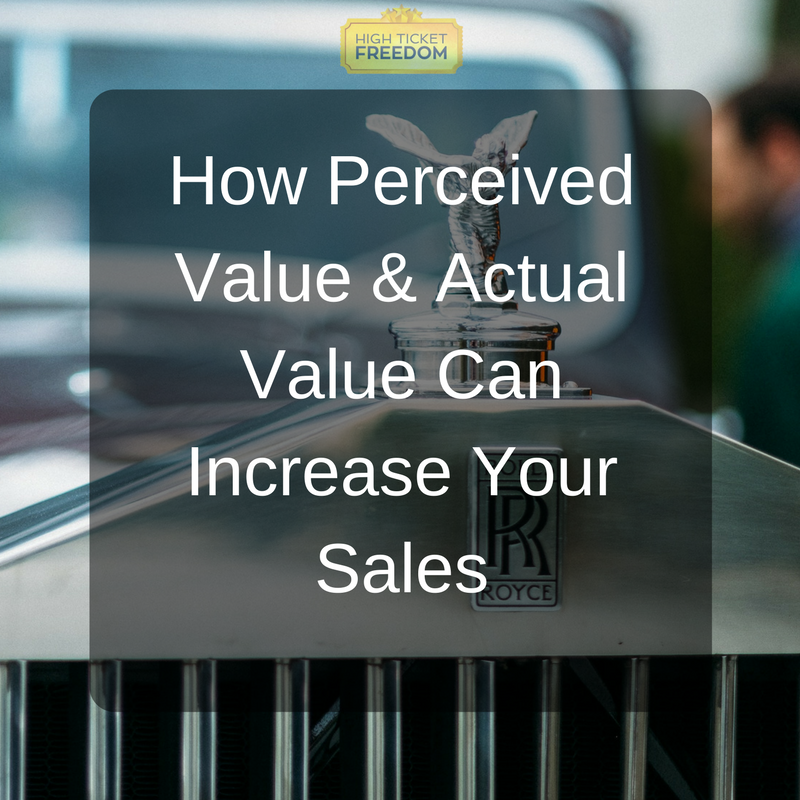 Perceived value & actual value